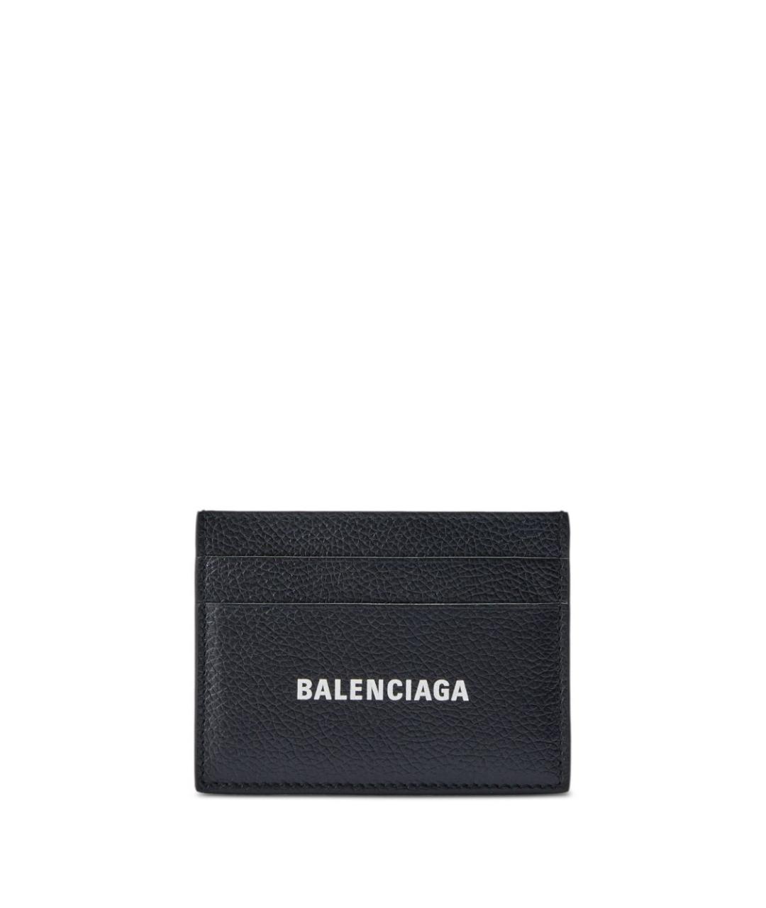 BALENCIAGA Черный кожаный кардхолдер, фото 1