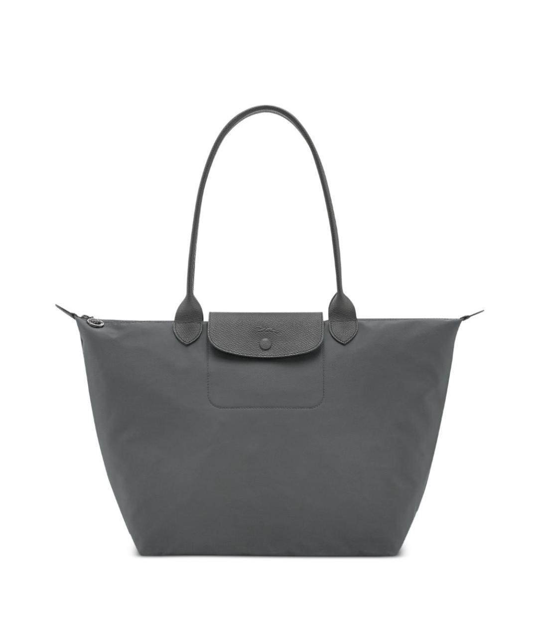 LONGCHAMP Серая тканевая сумка тоут, фото 1