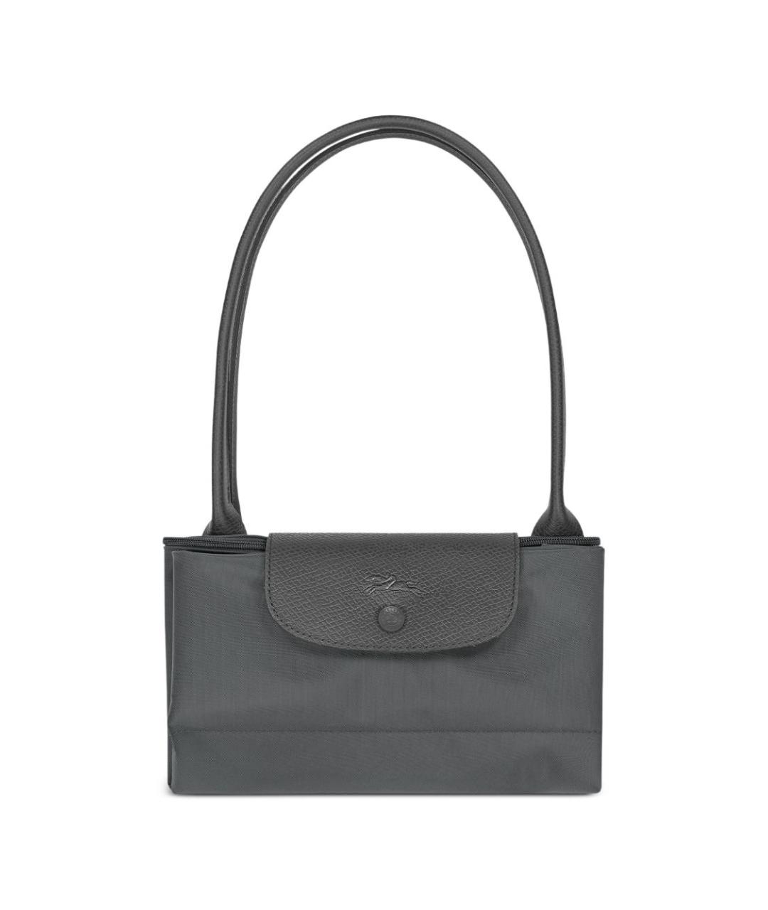 LONGCHAMP Серая тканевая сумка тоут, фото 6