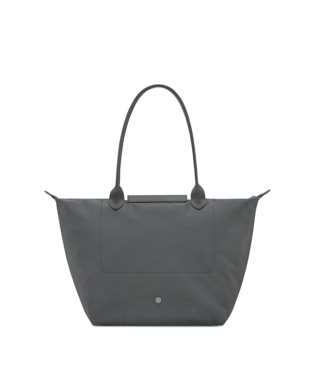 LONGCHAMP Серая тканевая сумка тоут, фото 5