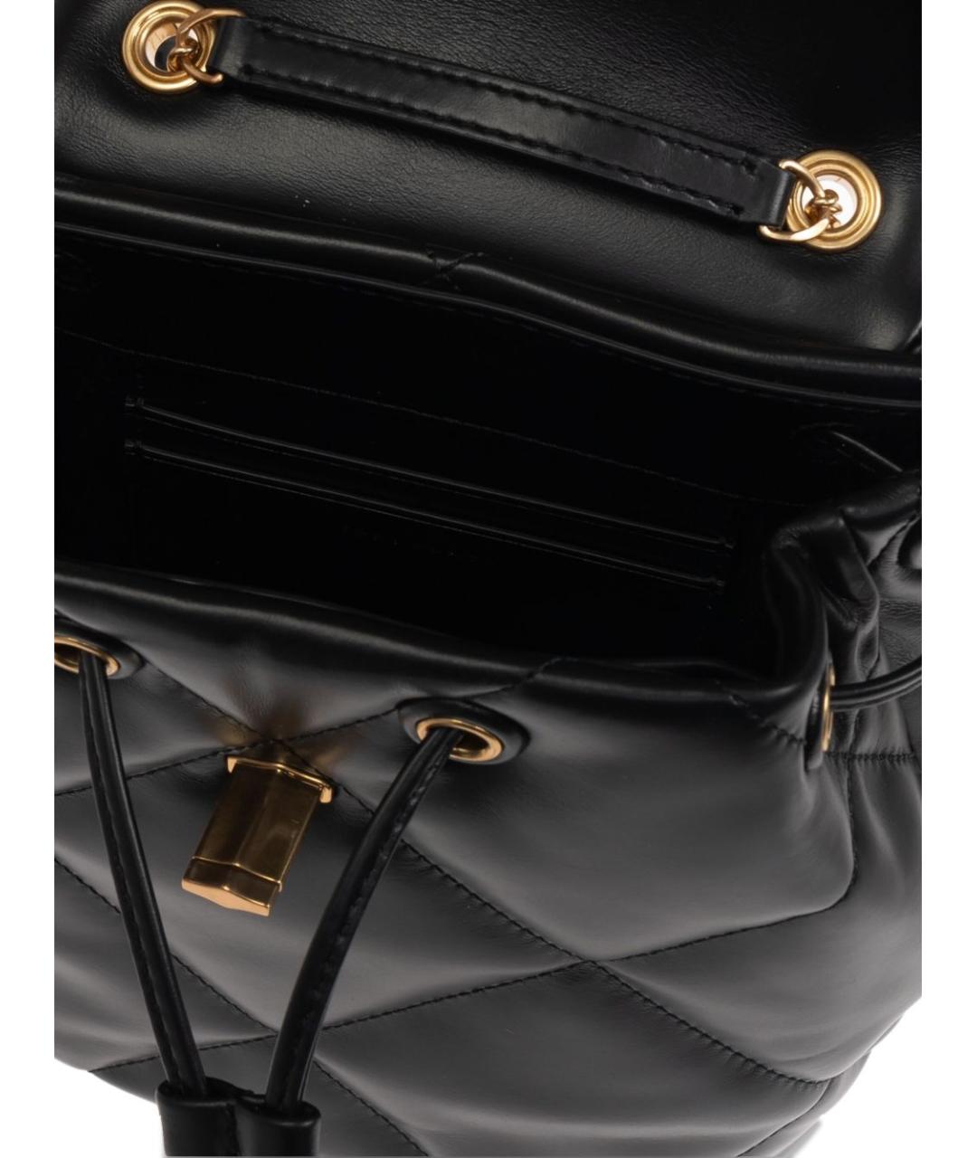 TORY BURCH Черный кожаный рюкзак, фото 3