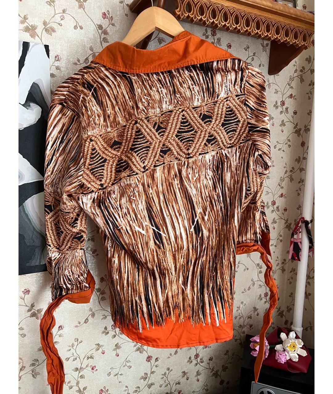 ROBERTO CAVALLI Хлопковая блузы, фото 2