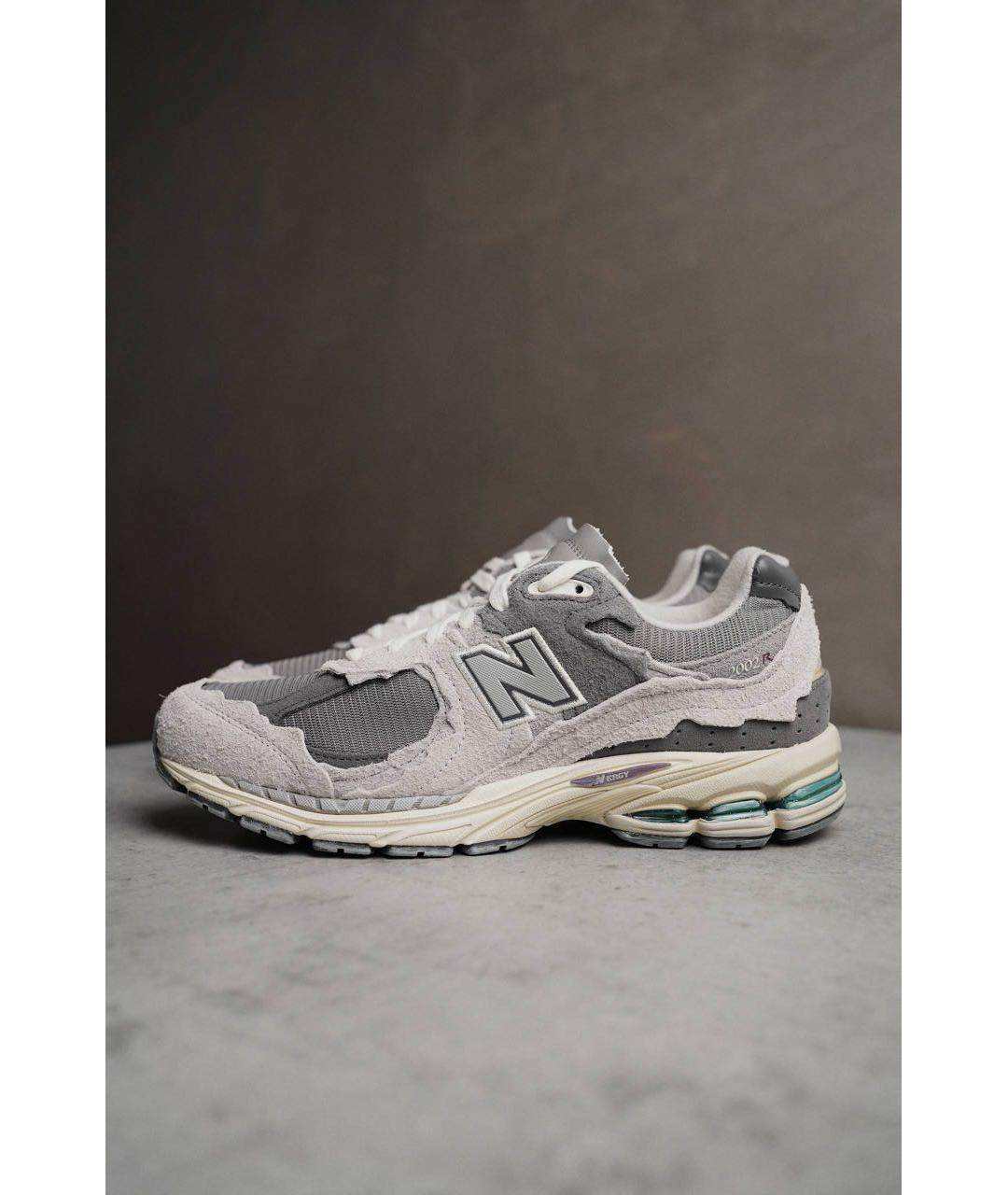 NEW BALANCE Серые замшевые низкие кроссовки / кеды, фото 8