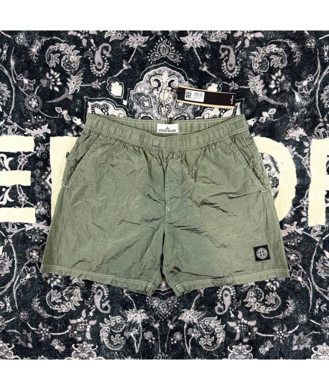 STONE ISLAND Хлопковые шорты, фото 6
