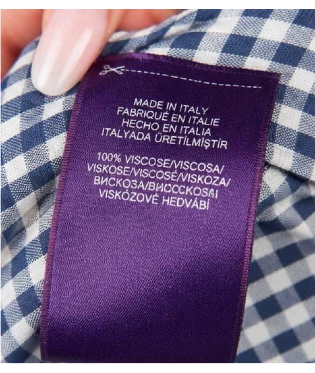 RALPH LAUREN Фиолетовое вискозное вечернее платье, фото 4