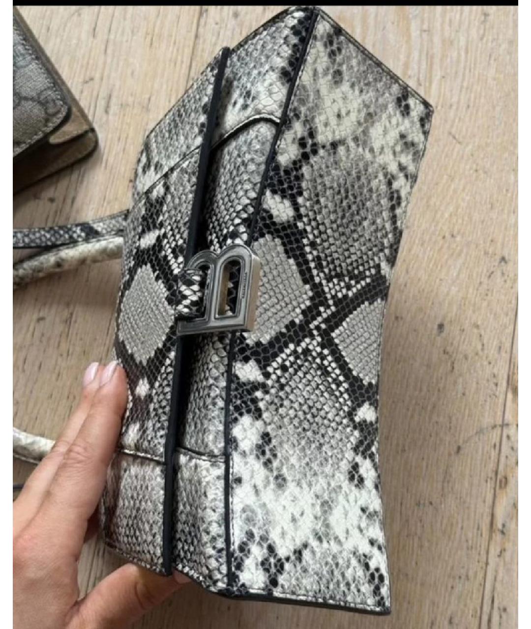 BALENCIAGA Бежевая кожаная сумка через плечо, фото 2