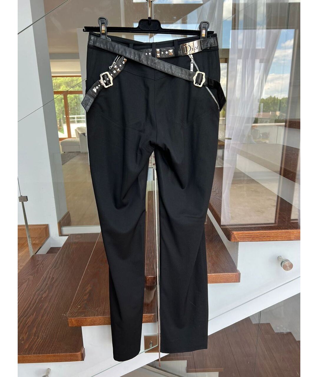CHRISTIAN DIOR PRE-OWNED Черные брюки широкие, фото 2