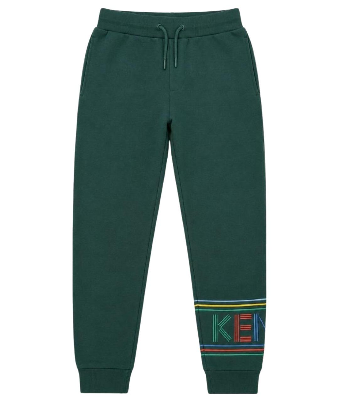 KENZO Зеленые хлопковые брюки и шорты, фото 1