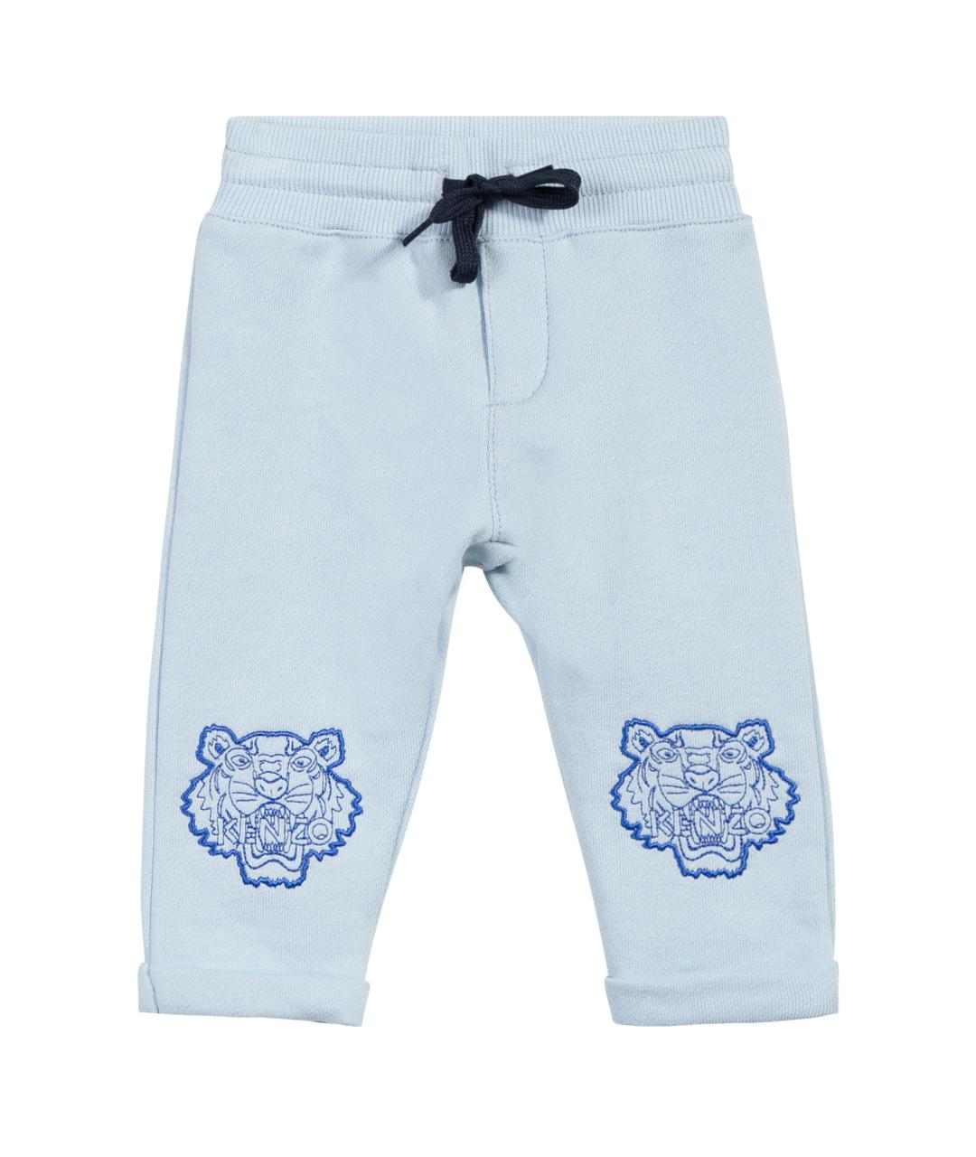 KENZO Голубые хлопковые брюки и шорты, фото 4