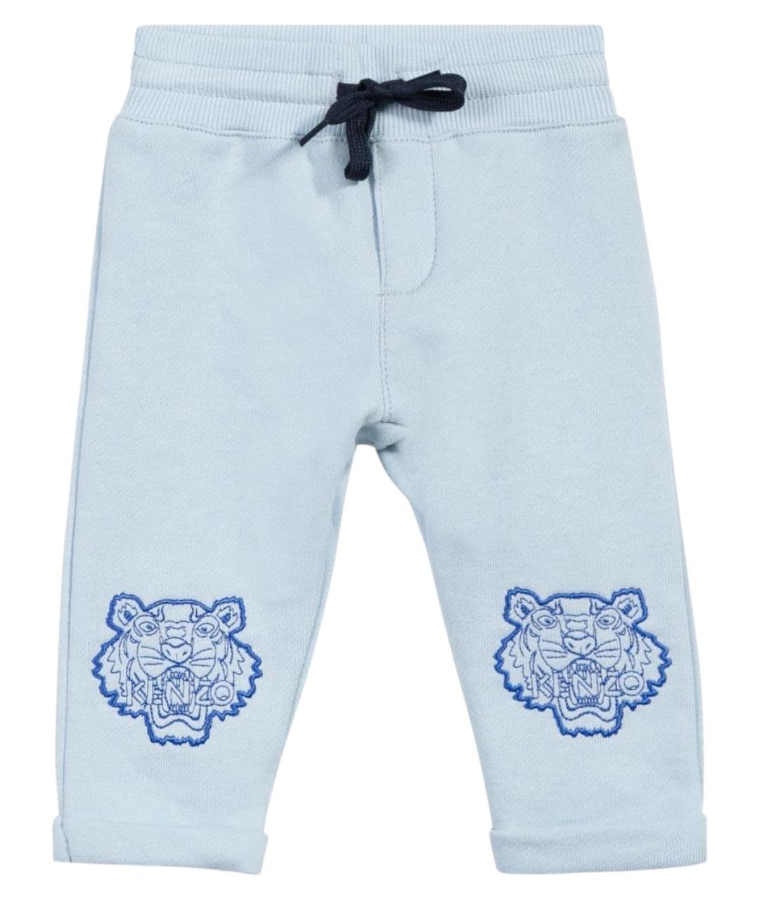 KENZO Голубые хлопковые брюки и шорты, фото 1