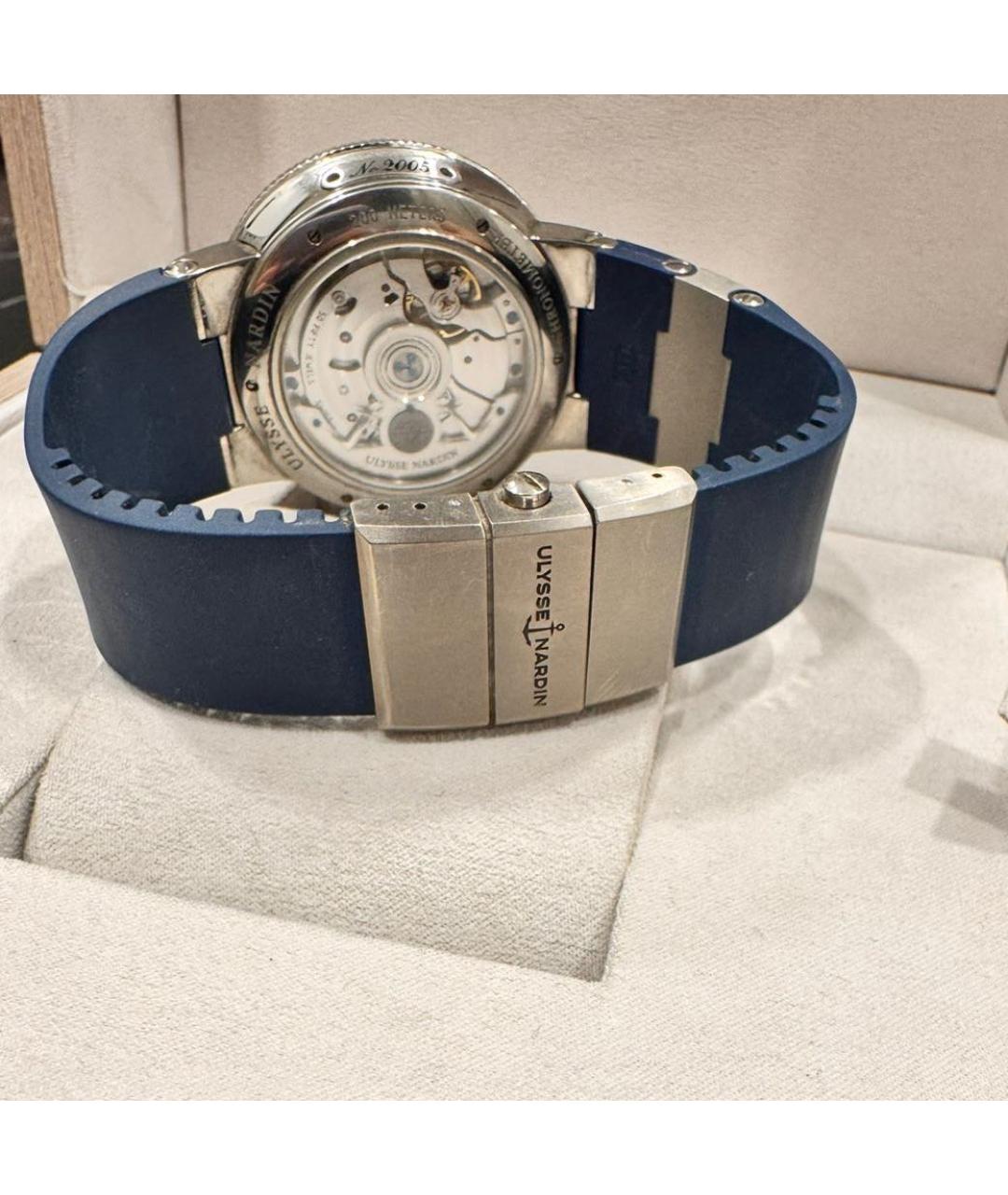 Ulysse Nardin Темно-синие часы, фото 2