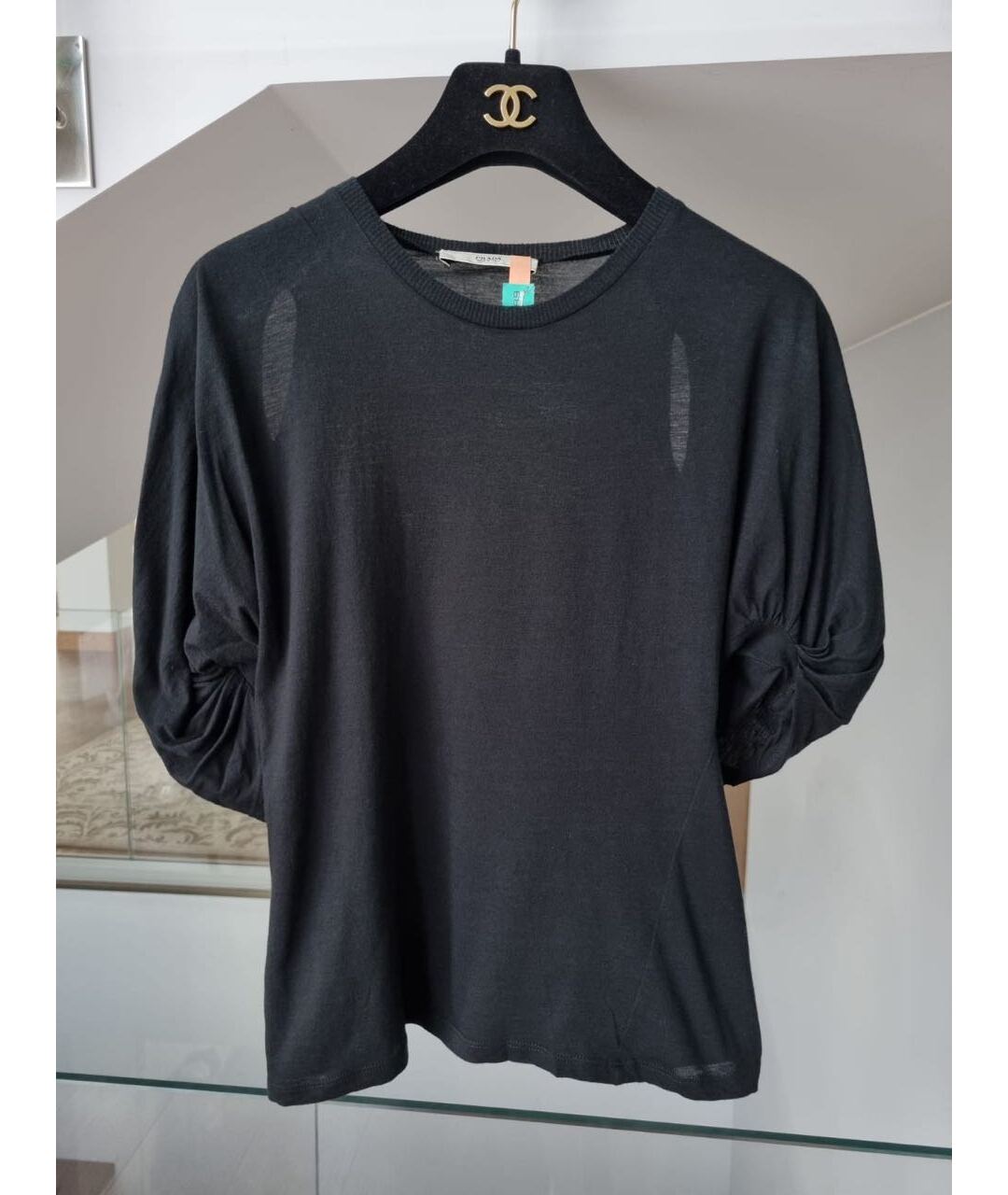 PRADA Черная футболка, фото 9