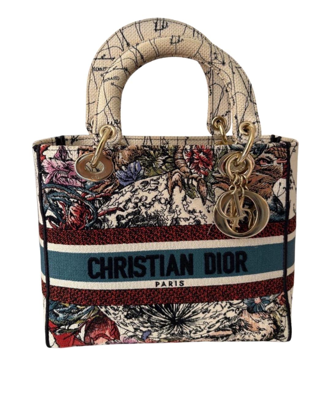 CHRISTIAN DIOR Мульти тканевая сумка с короткими ручками, фото 1