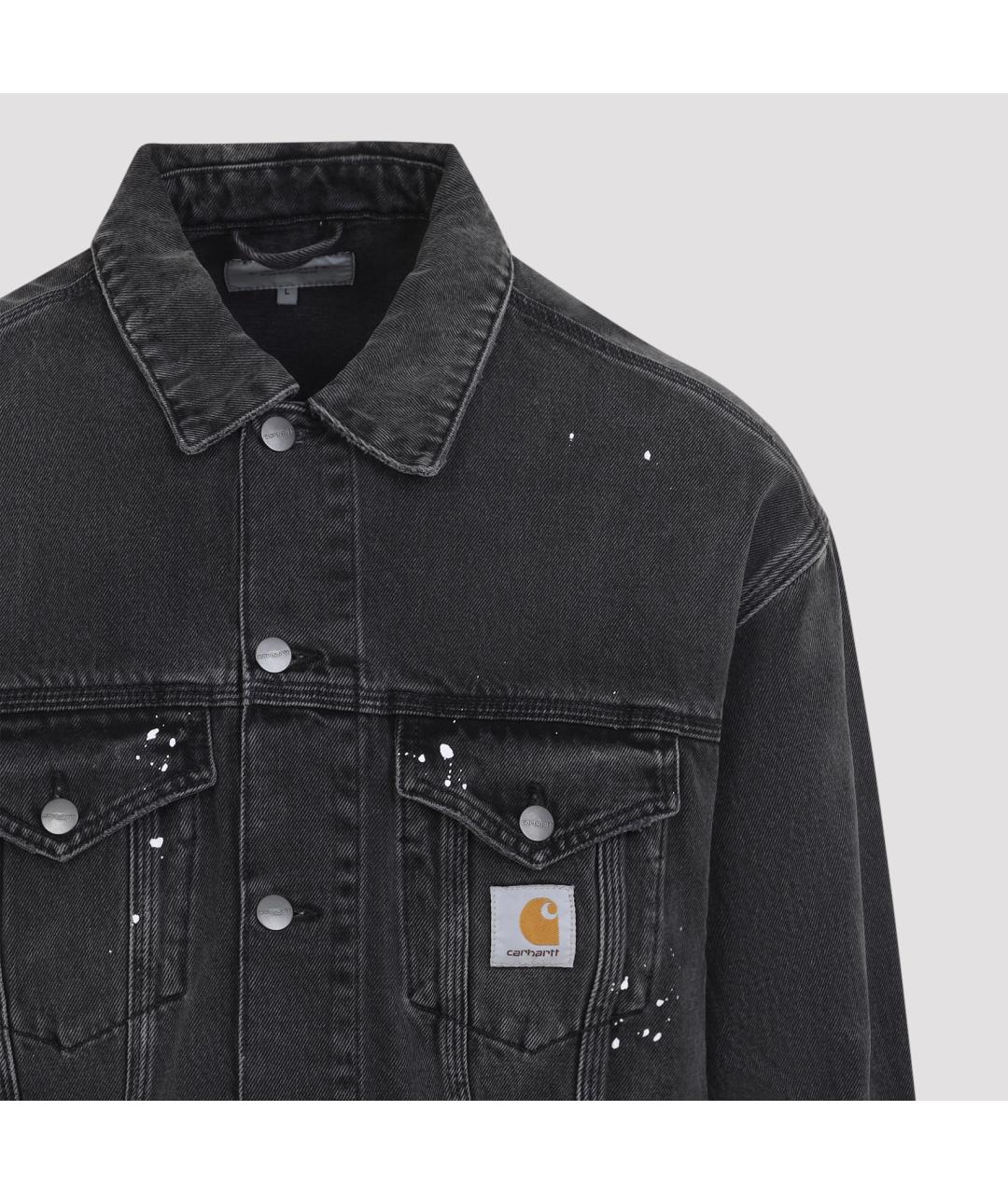 CARHARTT WIP Черная хлопковая куртка, фото 4