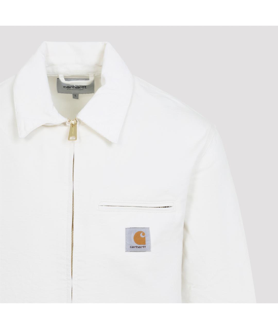 CARHARTT WIP Белая хлопковая куртка, фото 3