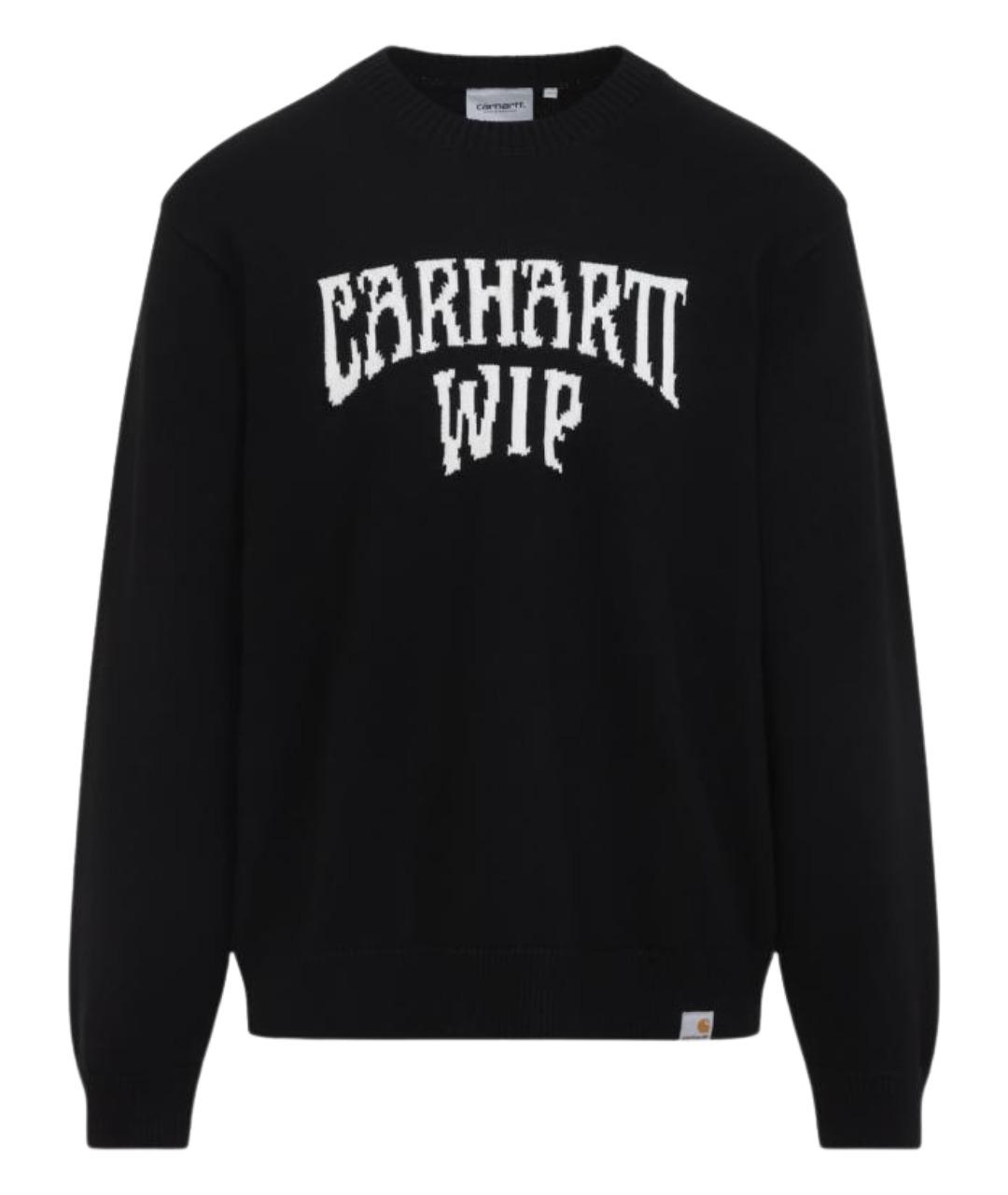 CARHARTT WIP Черный хлопковый джемпер / свитер, фото 1