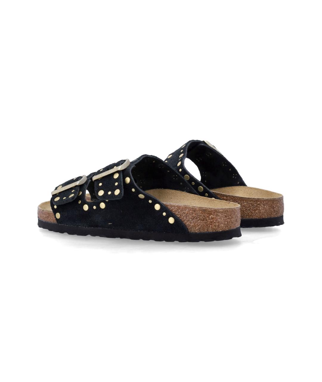 BIRKENSTOCK Черные кожаные сандалии, фото 3