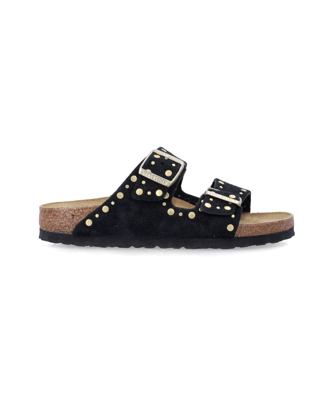 BIRKENSTOCK Черные кожаные сандалии, фото 1