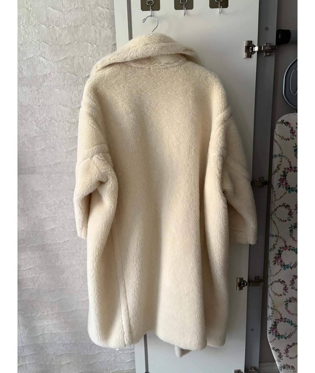 MAX MARA Бежевое шерстяное пальто, фото 3