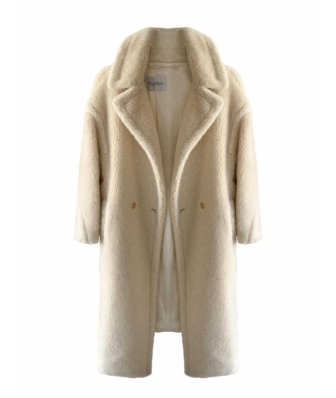 MAX MARA Бежевое шерстяное пальто, фото 1