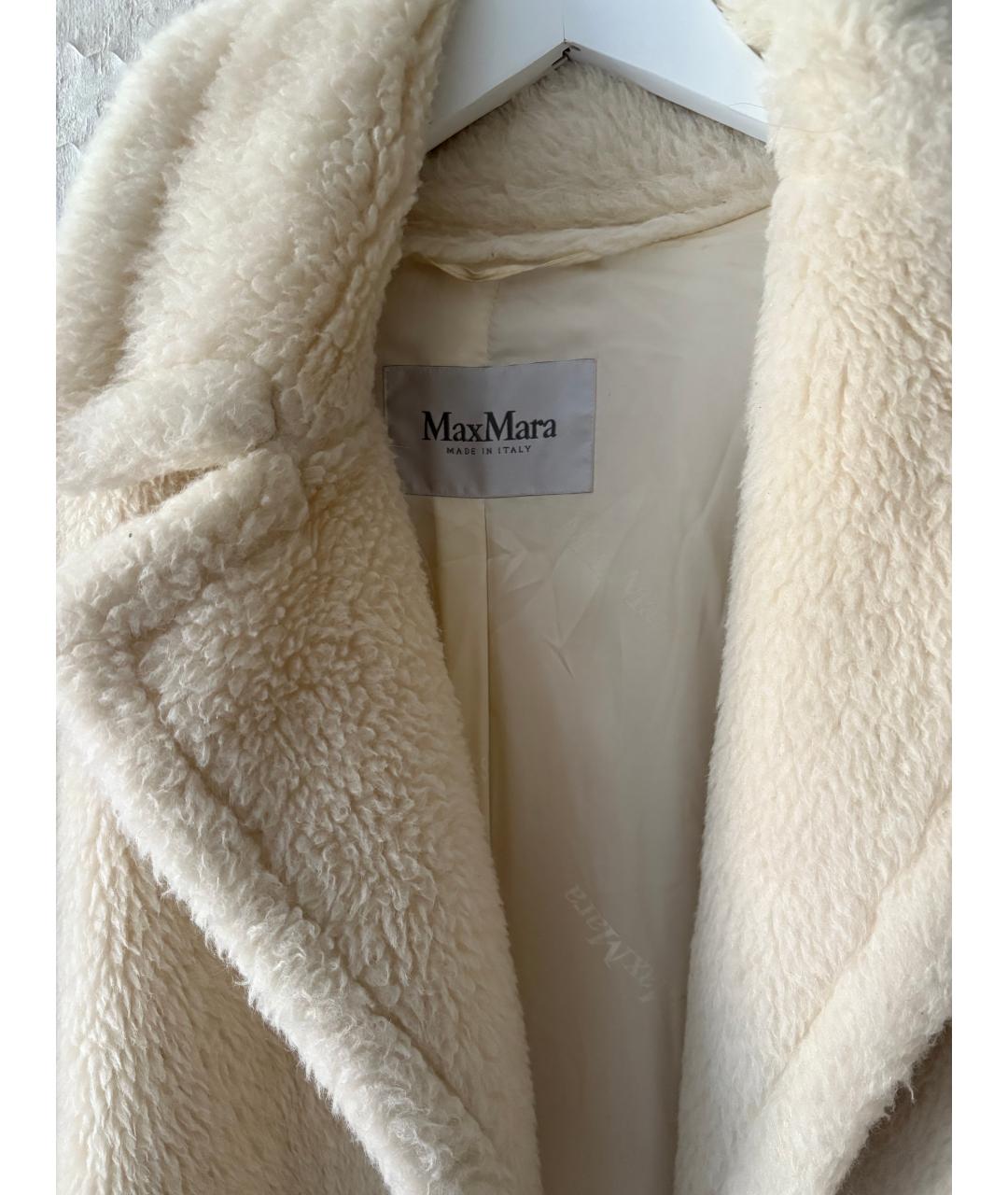 MAX MARA Бежевое шерстяное пальто, фото 2