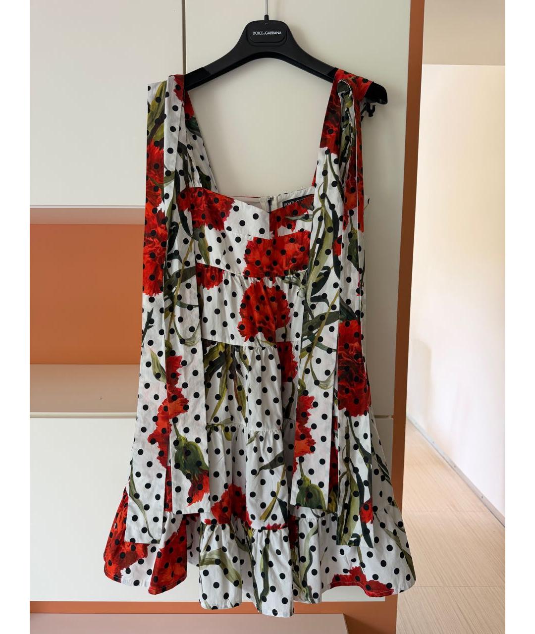 DOLCE&GABBANA Мульти хлопковый сарафан, фото 4
