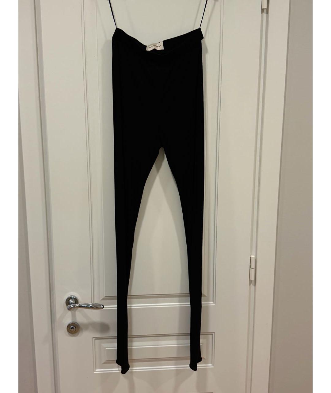 ALEXANDRE VAUTHIER Черные вискозные леггинсы и велосипедки, фото 4