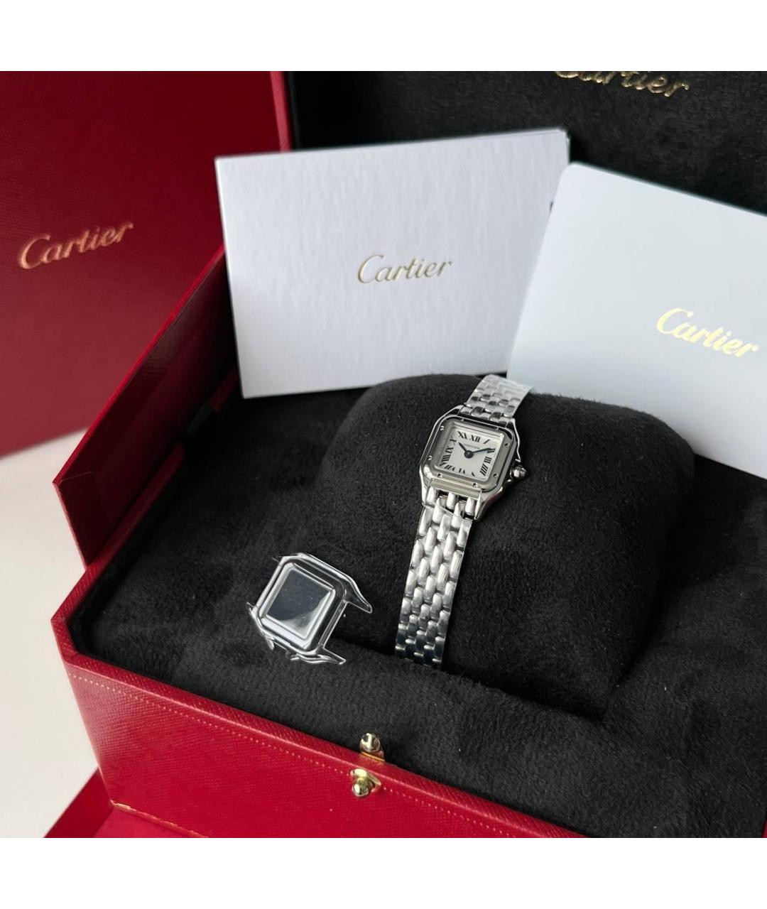 CARTIER Серебряные часы, фото 3