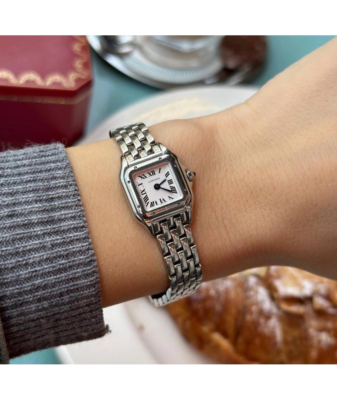 CARTIER Серебряные часы, фото 8