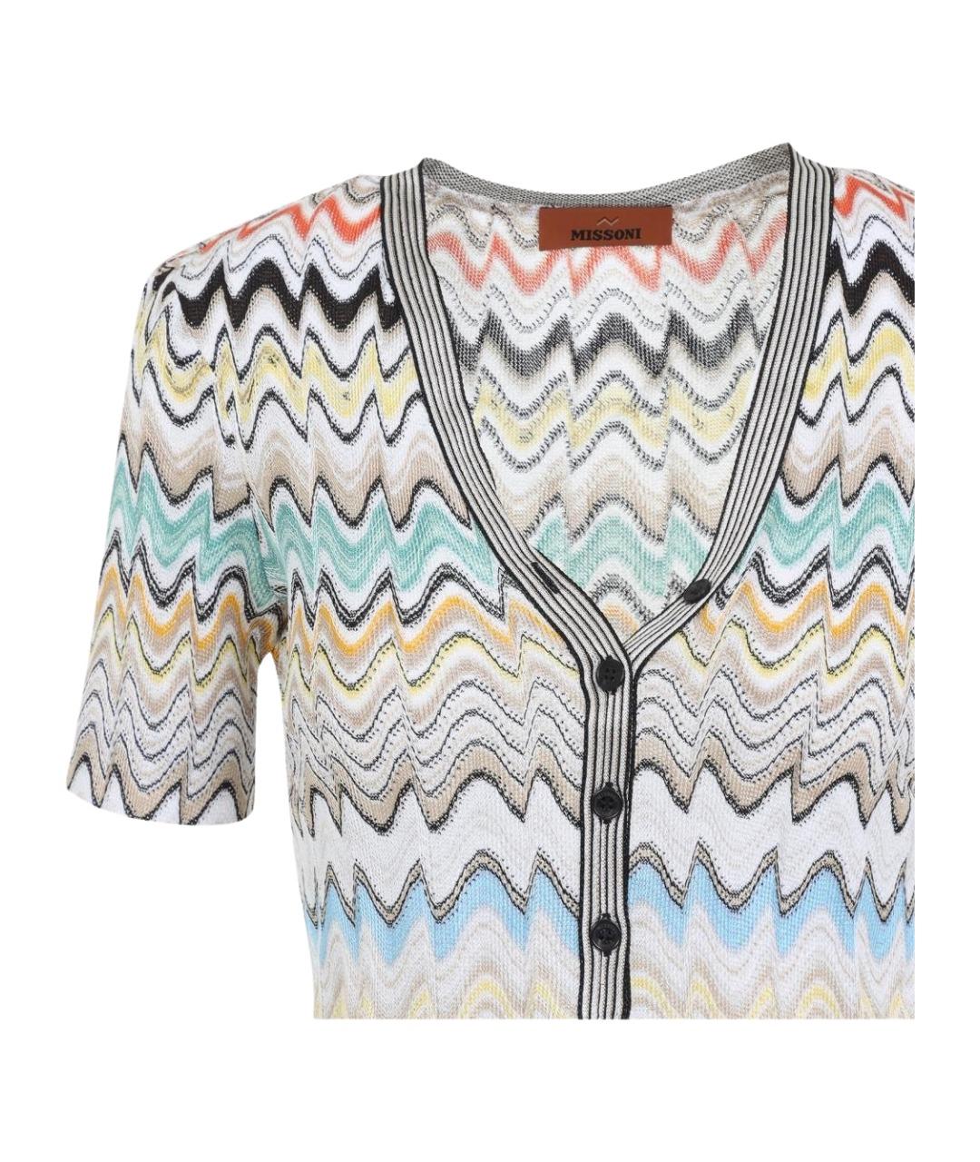 MISSONI Мульти льняной джемпер / свитер, фото 3