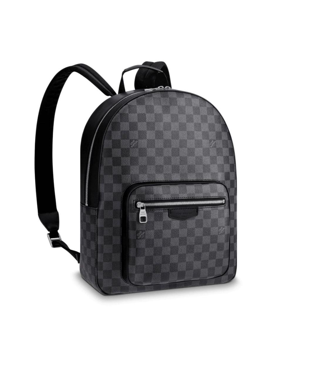 LOUIS VUITTON Черный кожаный портфель, фото 1