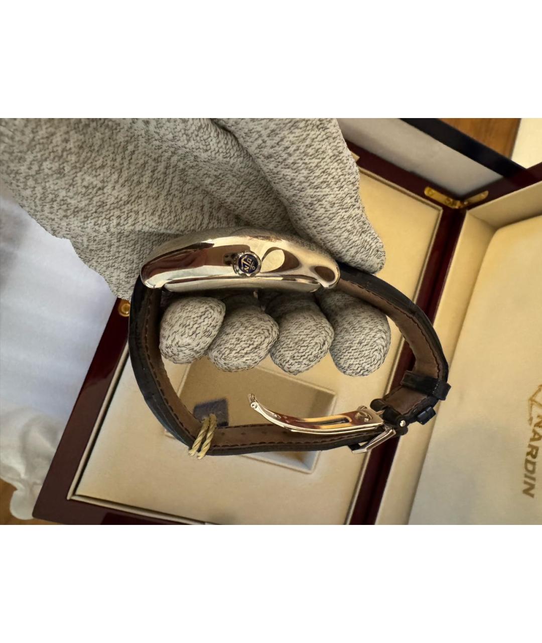 Ulysse Nardin Серебряные часы из белого золота, фото 4
