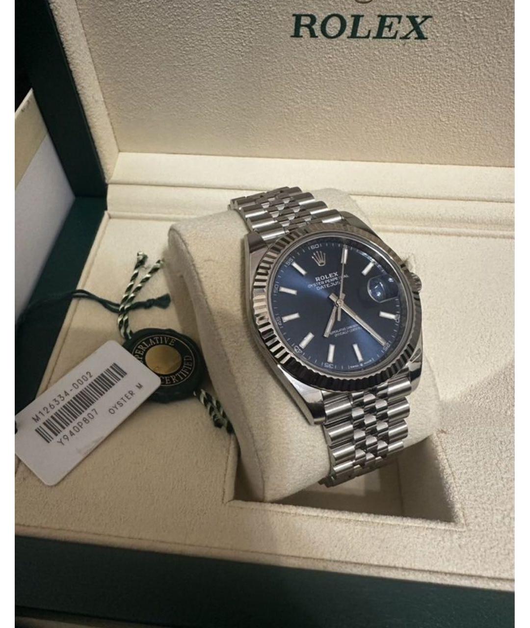 ROLEX Серебряные часы, фото 2