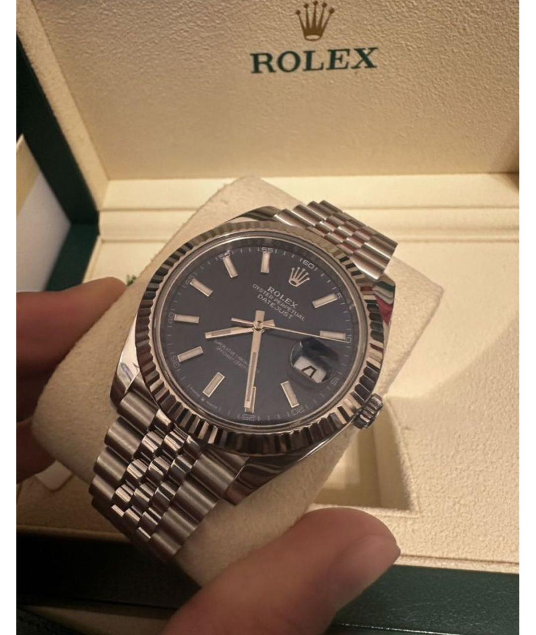 ROLEX Серебряные часы, фото 3