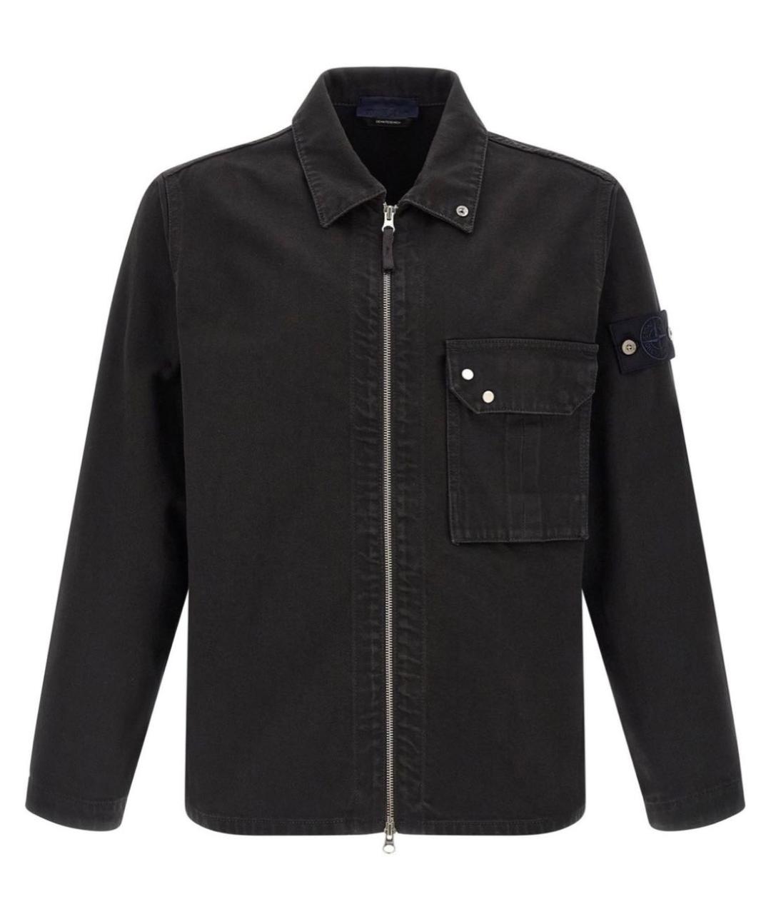 STONE ISLAND Черная куртка, фото 1