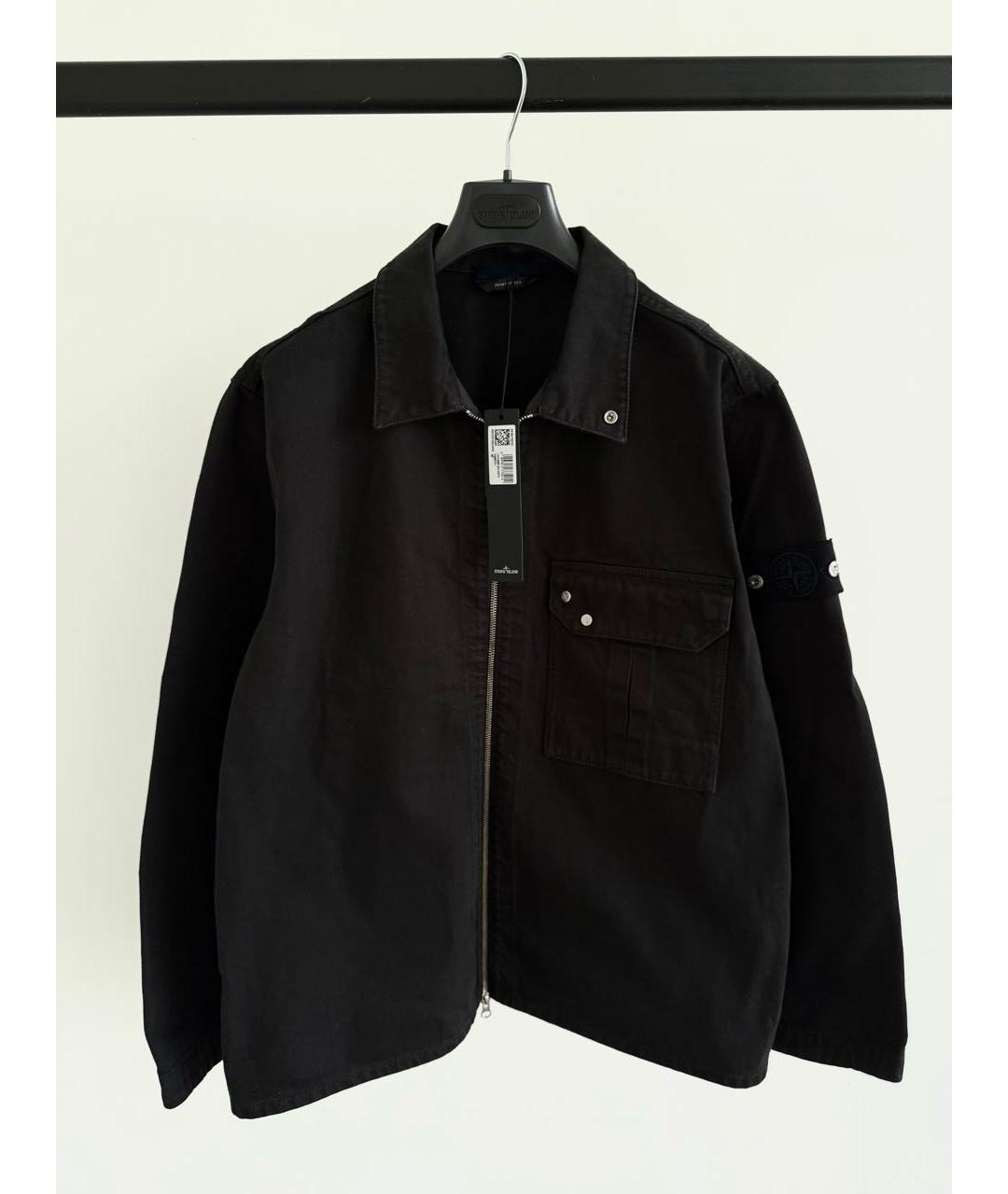 STONE ISLAND Черная куртка, фото 2