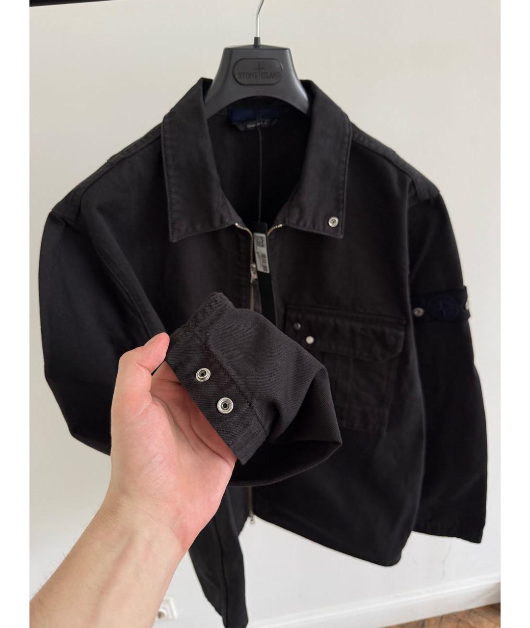 STONE ISLAND Черная куртка, фото 4