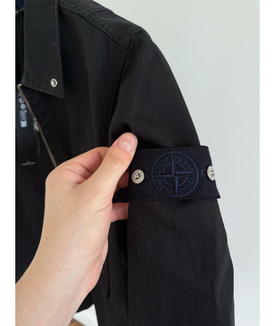 STONE ISLAND Черная куртка, фото 5