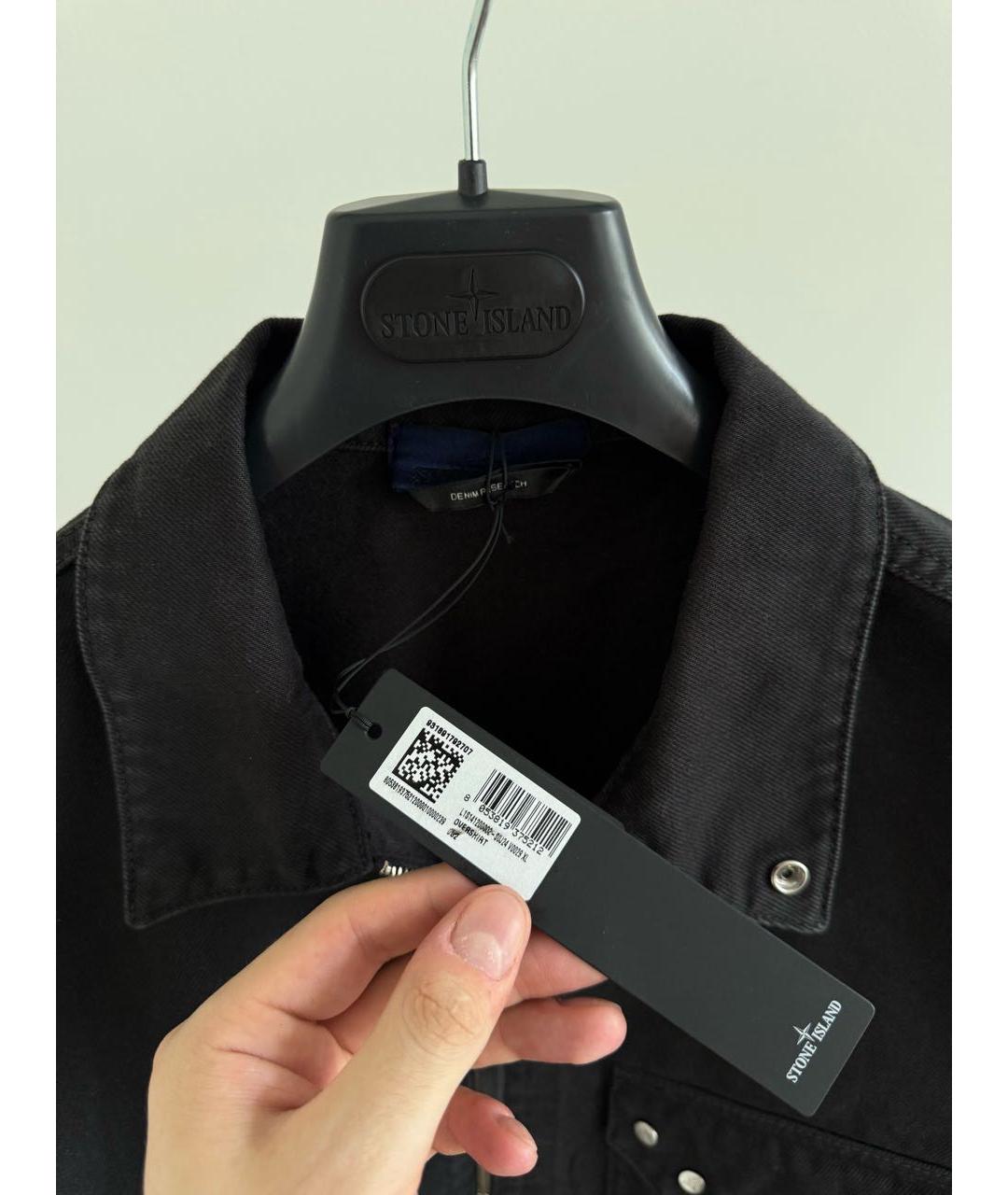 STONE ISLAND Черная куртка, фото 3