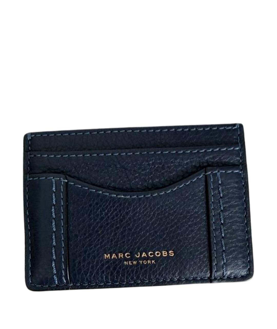 MARC JACOBS Синий кожаный кардхолдер, фото 1