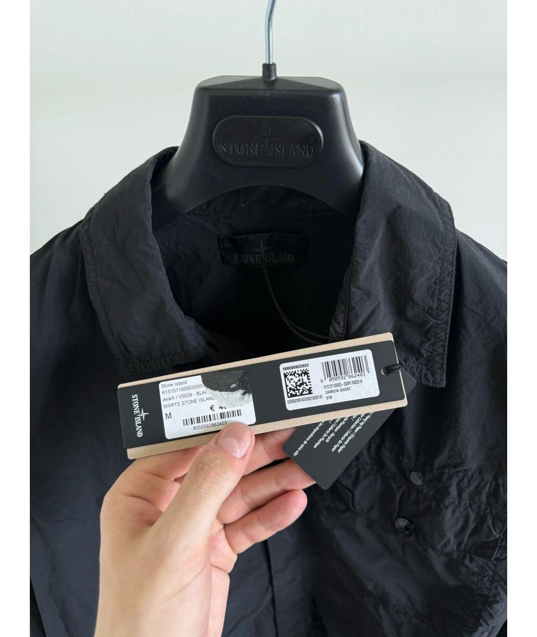 STONE ISLAND Черная куртка, фото 3