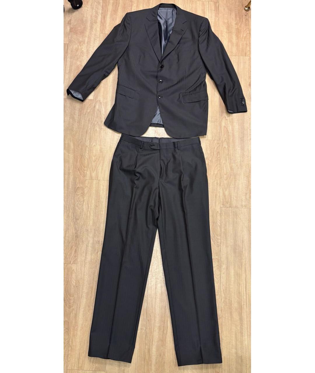 ERMENEGILDO ZEGNA XXX Антрацитовый классический костюм, фото 6