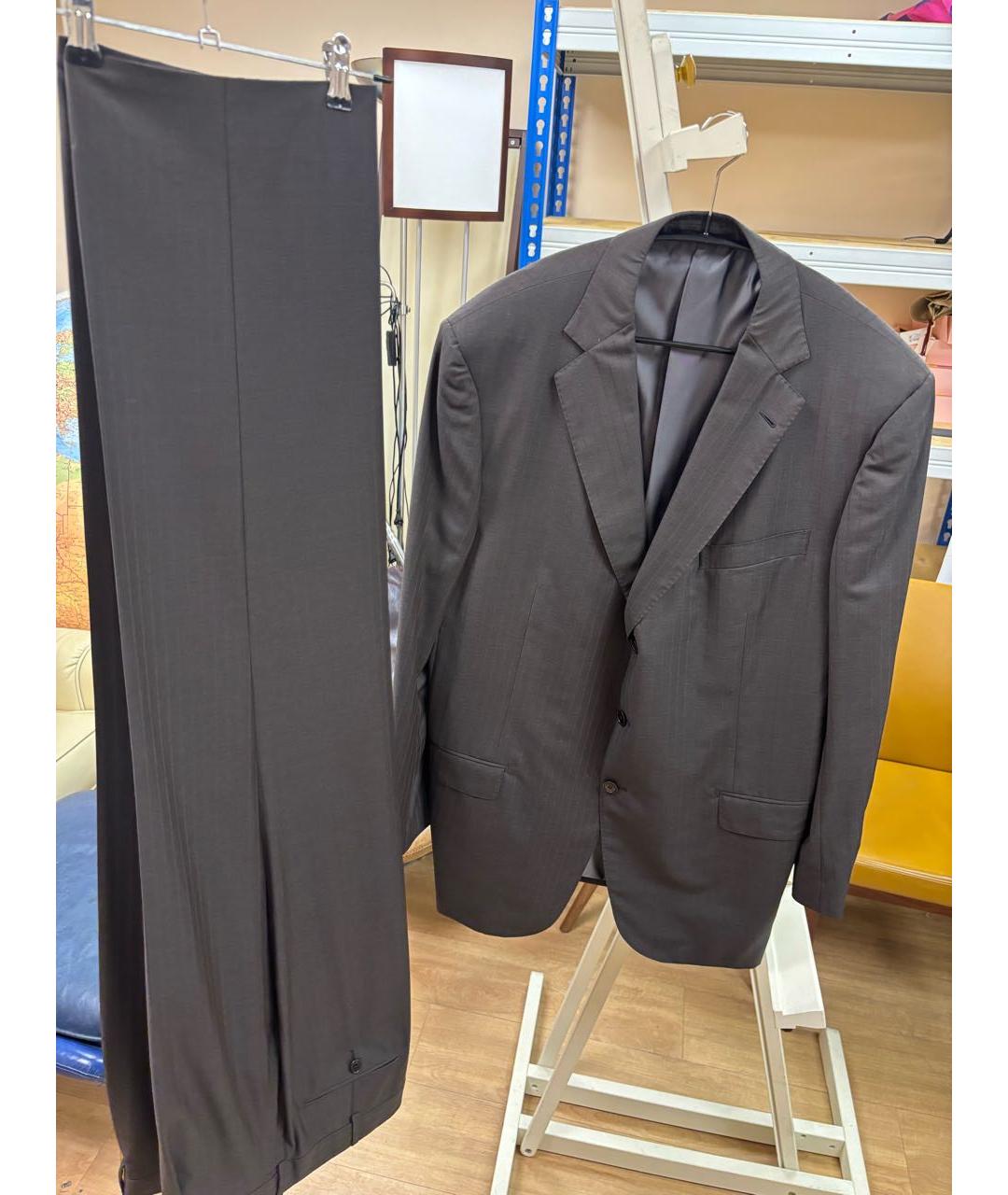 ERMENEGILDO ZEGNA XXX Антрацитовый классический костюм, фото 3