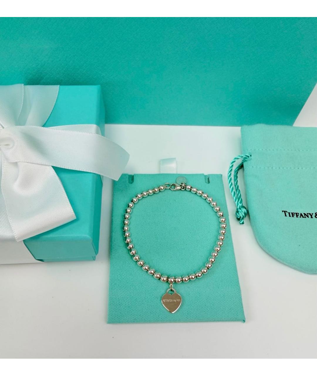 TIFFANY&CO Серебряный серебряный браслет, фото 4