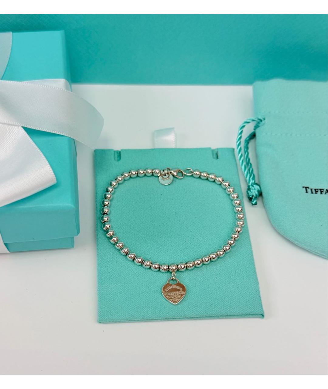 TIFFANY&CO Серебряный серебряный браслет, фото 3