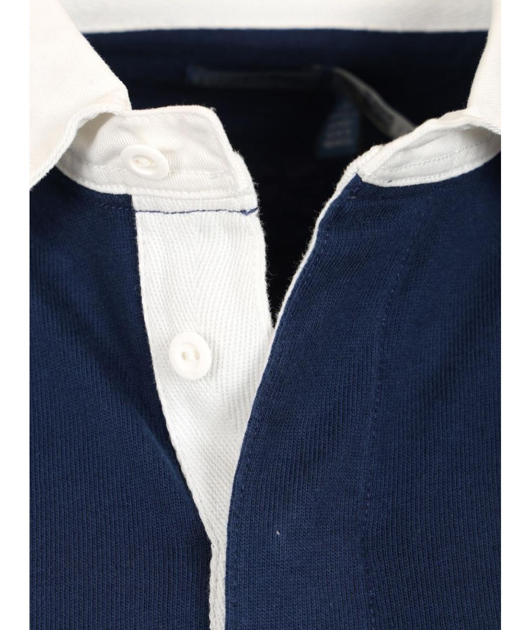 POLO RALPH LAUREN Синяя хлопковая рубашка, фото 4