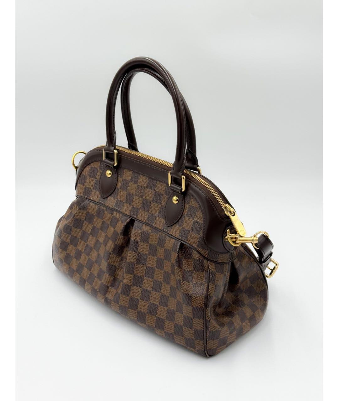 LOUIS VUITTON Коричневая сумка с короткими ручками, фото 2