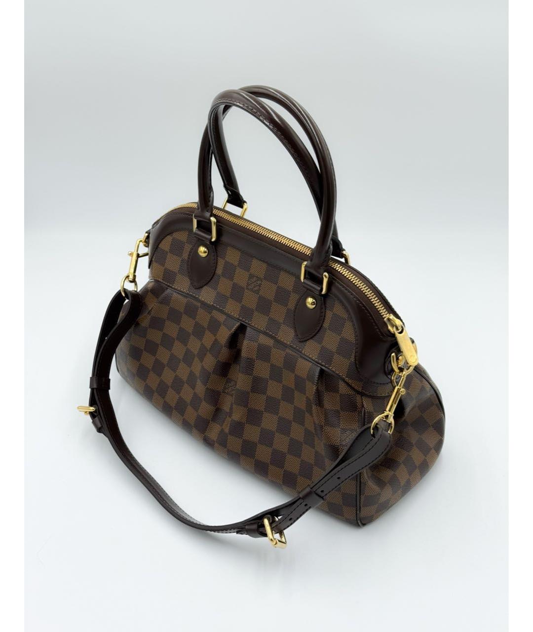 LOUIS VUITTON Коричневая сумка с короткими ручками, фото 3