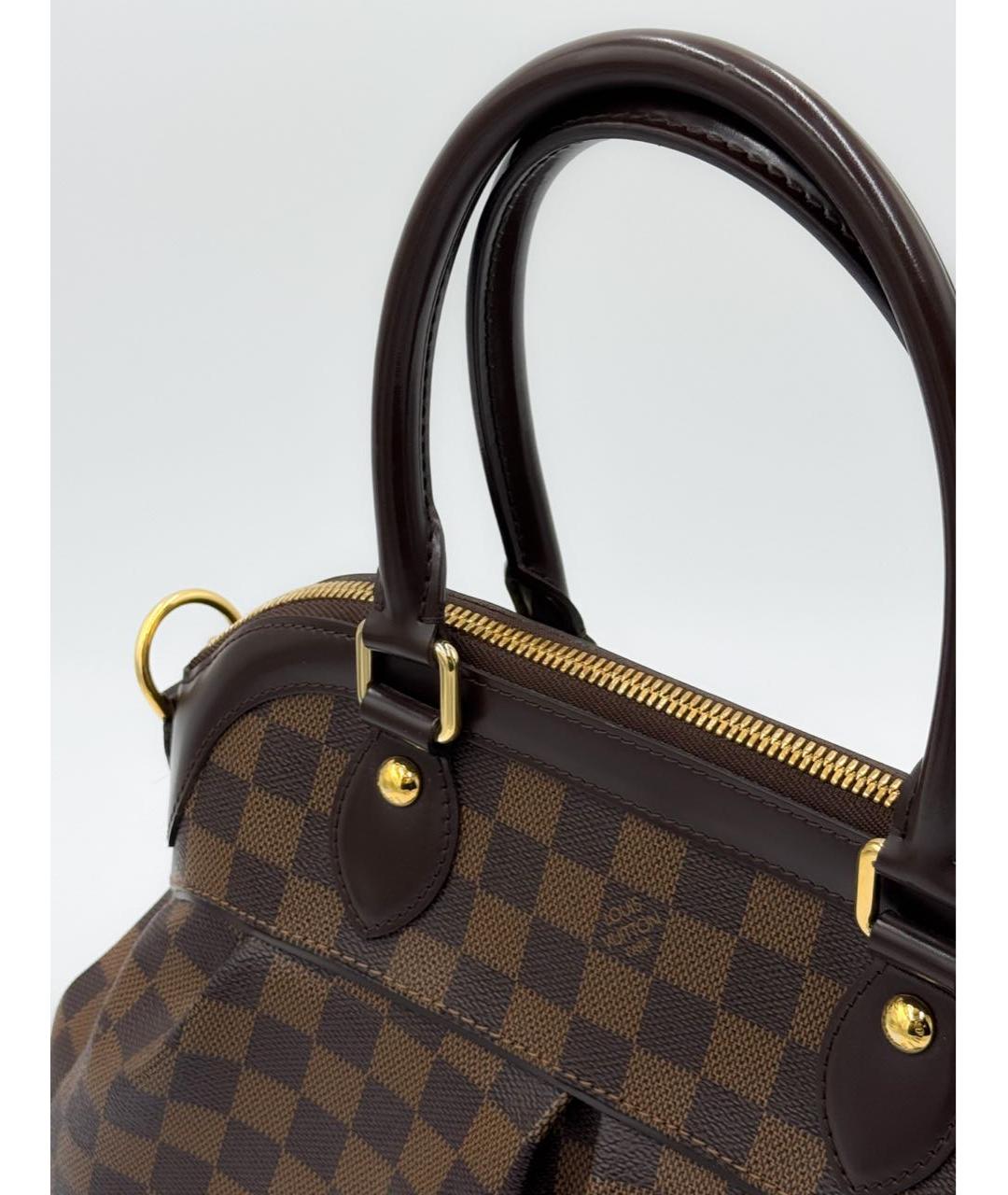 LOUIS VUITTON Коричневая сумка с короткими ручками, фото 7