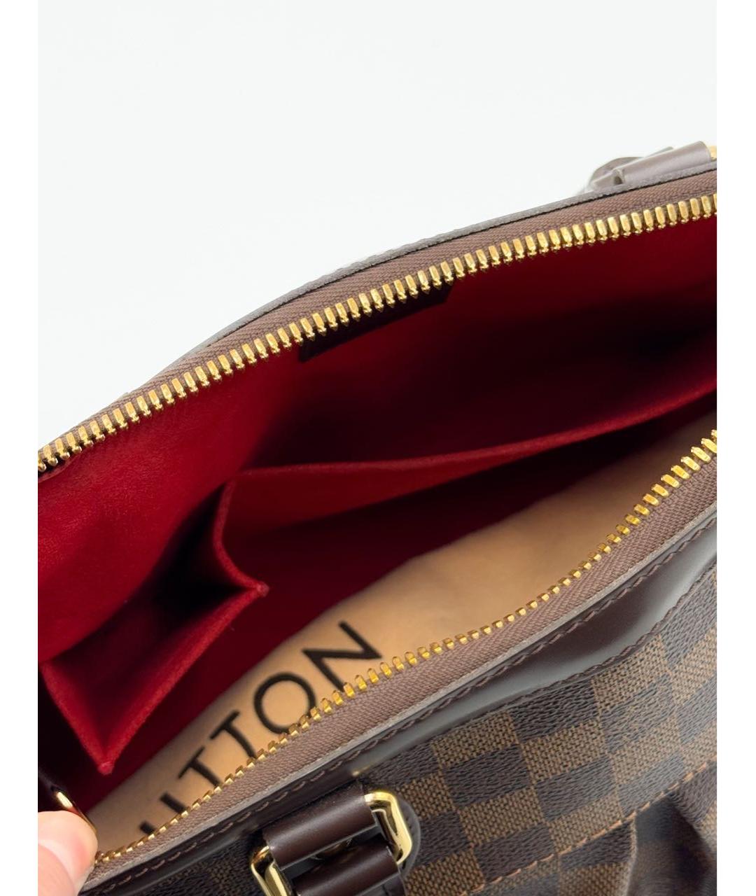 LOUIS VUITTON Коричневая сумка с короткими ручками, фото 4